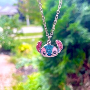 Sparkly stitch necklaces